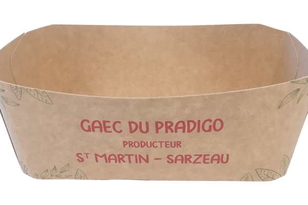 barquette carton ecoresponsable fraise