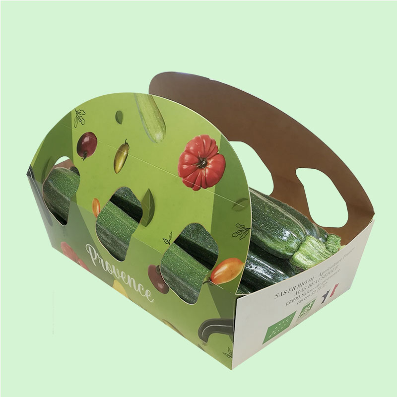 barquette carton ecoresponsable courgette