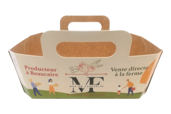 barquette carton ecoresponsable fraise