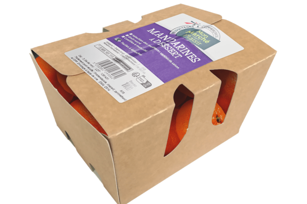 barquette carton ecoresponsable 1kg mandarine abricot clémentine
