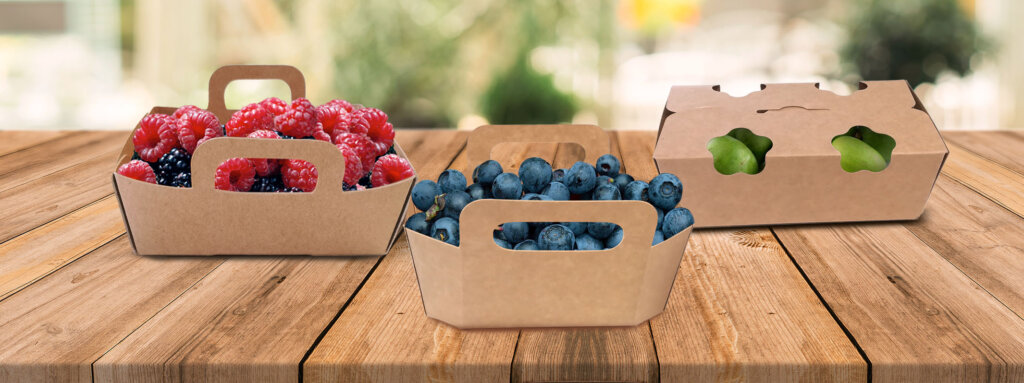 Barquette carton kraft ecoresponsable 125gr