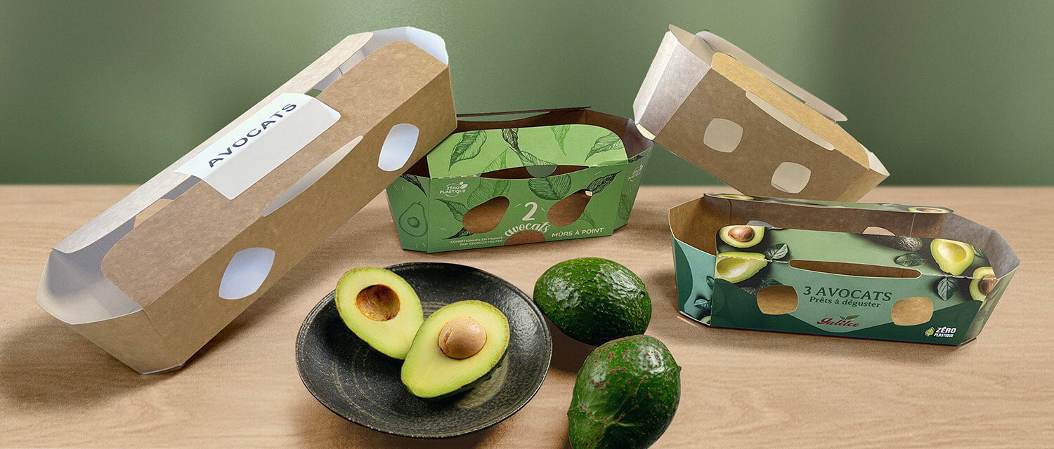 Les barquettes cartons pour avocats