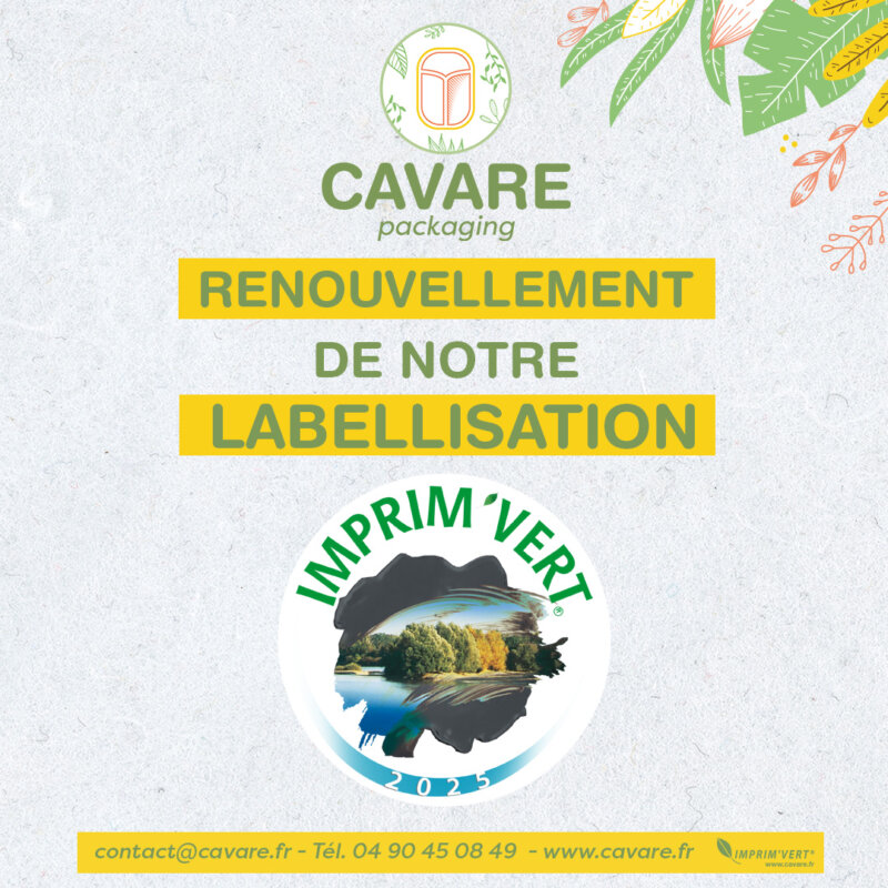 renouvellement labellisation Imprim'Vert